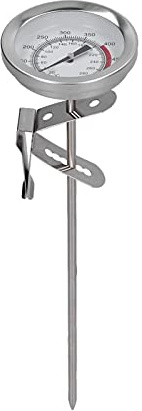 Duokon Stainless Steel Frying Thermometer Milk Tea Coffee Fryer High Temperature Thermostat for Turkey BBQ Grill Meat Oil Milk Yogurt Temperature
