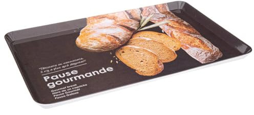 5five - vassoio 45x30cm black edition nero