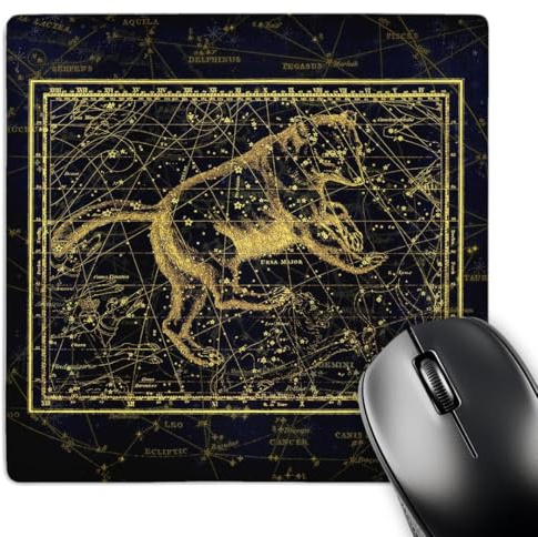 3dRose Retro Star Map. Constellation of Ursa Major or Greater Bear - Mouse Pads (mp-372497-1)