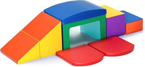 Othlaver Jouets d'escalade pour Tout Petits,Enfants Blocs de Construction en Mousse,Jeux pour Enfants,Jouet Composite pour Enfants pour Ramper, Grimper et Glisser (JM323)