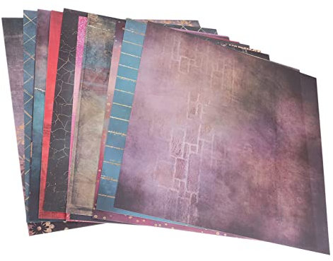 Hohopeti 24stücke Kreative Scrapbooking Hintergründe Für Fotoalben Einseitige Musterpapiere Für Bastelprojekte Dekoration Und Persönliche Handwerkskunst