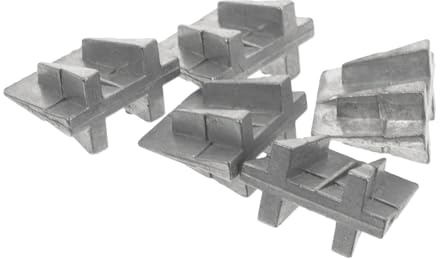 INOOMP 5pièces Métallique Pour Manche De Hache Coin De Rechange Forme De Lot De Cales De Renfort Pour Marteau Et Outil