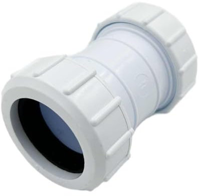 32x32mm Straight Coupler Universal Compression Waste Fittings (1 1/4)