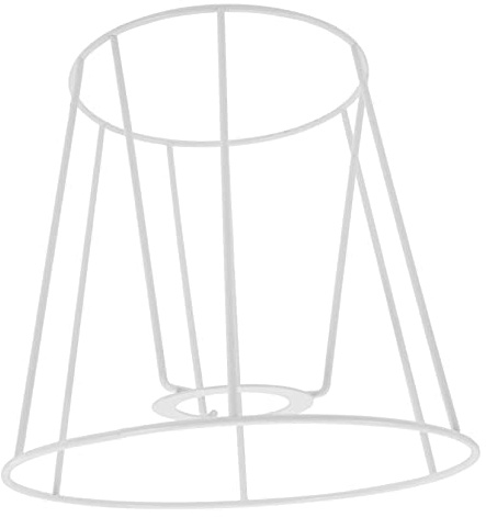 HOLIDYOYO Anello Paralume in Ferro Gabbia Di Protezione Paralume Per Lampada Da Scrivania e Lampadario Vintage Per Fai Da Te