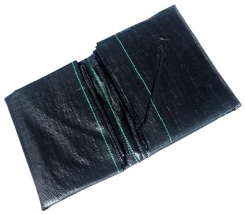 BAZEITFLOW Tela para Control de Malezas Resistente y Permeable para Jardín Barrera para Paisajismo Membrana Antihierbas Duradera Protección Eficaz para Huertos y Parterres