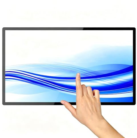 Digital Signage Touchscreen Monitor, Digital Signage Display, Commercial Advertising Screen Digital Menu Board for Restaurant, Bubble Tea Shop, Retail,43