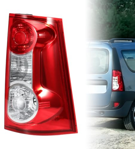 Anlseiod Feu Arrière Droit Dacia Logan I MCV KS 2006-2013 8200864610 | Feux arriere Logan avce Feu Stop Clignotant Indicateur Feu de Recul 6001549106 lampe arriere Passager