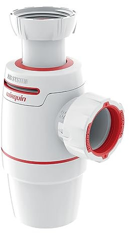 Wirquin 30722148 Siphon de lavabo Néo Air Ø32 zéro Fuite, Blanc Neo D32