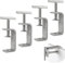 EXLECO 4 Pezzi Morsetto a C Resistenti 15-60 mm Morsetti da Falegname Acciaio Inox Morsetti per legno, Morsetti a Vite, Morsetto di Fissaggio, Morsetti a C per Lavori in Legno Saldatura Carpenteria