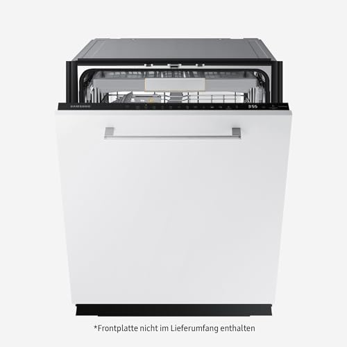 Samsung Geschirrspüler, 60 cm, Vollintegrierbar, EEK: A, 14 Maßgedecke, 7,9 l Wasserverbrauch, WaterJet Clean, SmartThings AI Energy Mode, 43 dB(A), Weiß, DW60CG880B00EG