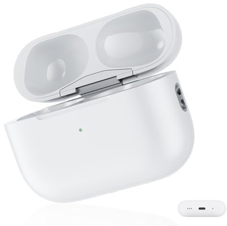 ACCISTELLA Kabelloses Ladecase Ersatz Kompatibel mit AirPods Pro 1 & 2, Wireless Charging Case Replacement, Ersatz Lade Case mit Sync Button