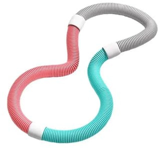 Aro De Muelle Plegable Aro recortador de Cintura Mejorado for pérdida Peso, círculo Ejercicio Abdominal portátil Plegable Desmontable for Fitness, Primavera para Adultos