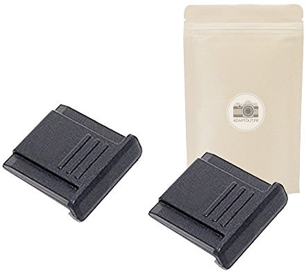X2 Cache Griffe Flash de Protection Cache Sabot Flash Universel pour Appareil Photo DSLR Canon Nikon Pentax Olympus Panasonic Protection - ADAPTOUT Marque FRANÇAISE