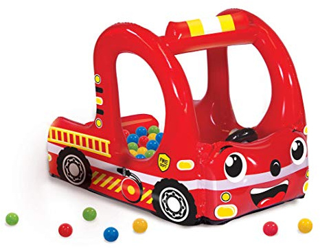 Banzai Rescue Fire Team Play Center Ball Pit with 20 Balls, Toy