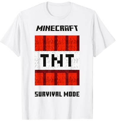 Minecraft TNT Survival Mode Large T-Shirt