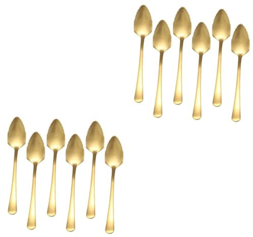 IMIKEYA 12pièces Cuillères à Dessert Acier De Cuillères Pour Et Fruits Ustensiles De Cuisine Pour Maison