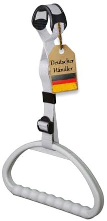 FabaCare Bettgalgen Handgriff, ergonomisch geformt, Trapezgriff, Bettgriff, Aufrichtgriff, Bügelgriff, Stangengriff, Balkengriff, Handfasser für Aufrichthilfen, Komfortgriff TGN-RSG70-V
