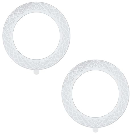 Universal Magnetic Ring, Magnetic Adapter Ring,Magnet Sticker Compatible with Mag-Safe Accessories & Wireless Charging for iPhone 15/14/13/12 Series, Galaxy S23/S22 Ultra and Phone Case,White -2pcs
