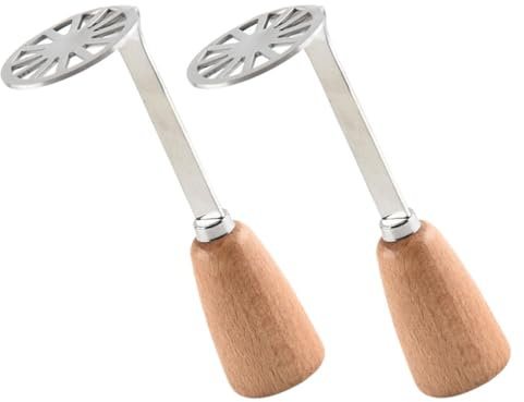 Kichvoe Potato Ricer Small Masher Manual for Mashed Potatoes Kitchen Utensil Stainless Steel