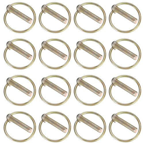 16 Pz M8 Perno di Bloccaggio, Coppiglie a Scatto, Perni di Sicurezza, Anello O Pin Trattori, Anello O-pin Perno di Fissaggio Boccole per Trattori Agricoli Rimorchi Camion Tosaerba Carrello