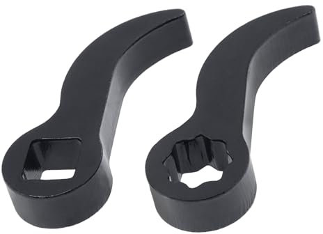 ePathChina 2 Piece Pry Bar Wrench Adapter, Horn Type Half Shaft Removal Tool for 1/2 Crowbar Adapter Head Tool