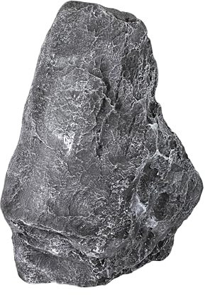 Arnusa Roccia artificiale da giardino Findling, decorazione per giardino e stagno, scultura in pietra in poliresina