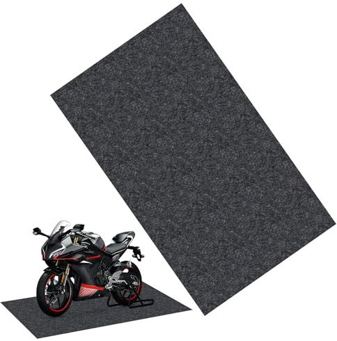 Tappetino da pavimento del garage - tappetino per fuoriuscita di olio in gamba in feltro con tappeto da garage per olio impermeabile da 600 cm | Garag di fango per acqua di assorbente riutilizza