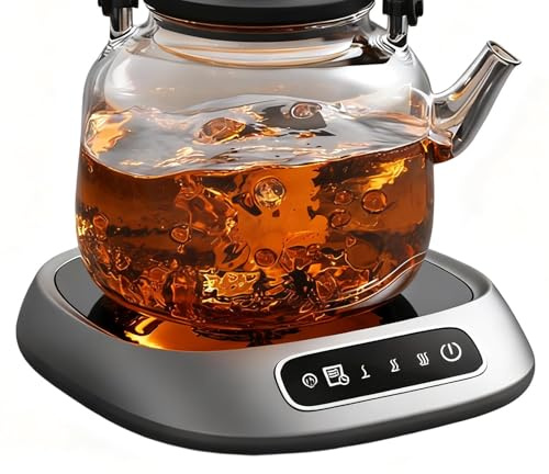 Calentador De Taza para Escritorio - Posavasos De Bebidas con Carga USB,Calentador Eléctrico de Tazas de Vidrio para Café | para Té Chocolate Cacao Caliente Leche Cocina Dormitorio Estudio
