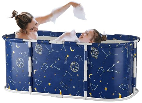 Portable Foldable bathtubs Freestanding Soaking Tub Installation-Free Hot Bath Ice Bath Adult SPA Space Saving Home Camping