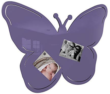 Colours-Manufaktur Schmetterling Magnetwand - viele XXL groß Hochglanz (lila (RAL 4005 blaulila glänzend))