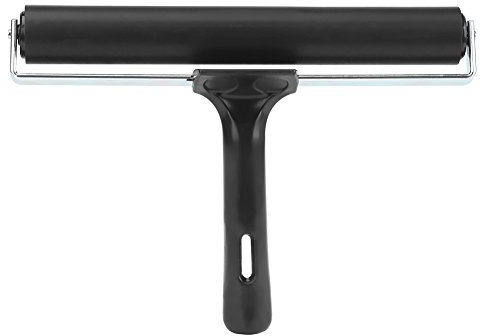 Pssopp Gummi Brayer Roller Pinsel Gummiwalze Farbroller Gummirolle Kleisterroller Farbroller für Handwerk Kunst Reibwalze Bastelset