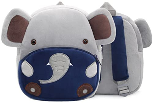 Voarge Kleinkind Rucksack, Kleinkind Schultasche, Cartoon Kinder Rucksack Tier Cartoon Mini Tasche Plüsch Kinder Rucksack, für Baby 1-5 Jahre