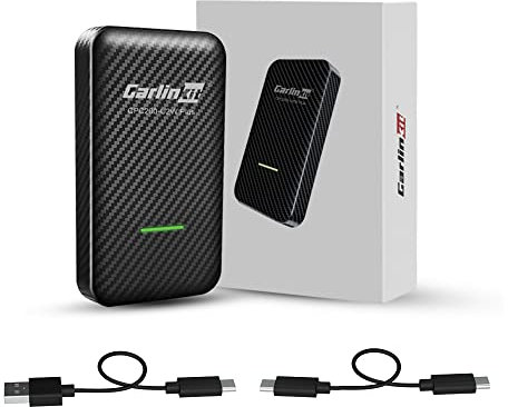 CarlinKit 3.0 Wireless CarPlay-Aktivator, bringt sensorlose Verbindung, kompatibel mit kabelgebundenen Apple CarPlay-Fahrzeugen wie Mercedes-Benz Seat/Kia/Hyundai/Volkswagen/Mercedes/Renault