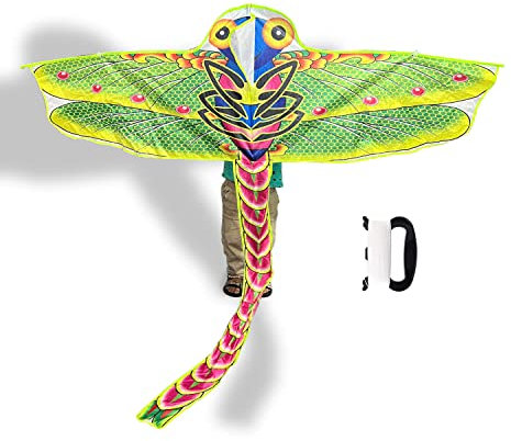 Dingbear 1 Stück Einfacher Flugdrachen, Libellendrachen, Geeignet Für Kinder, Spiele Im Freien Und Aktivitäten Im Strandpark