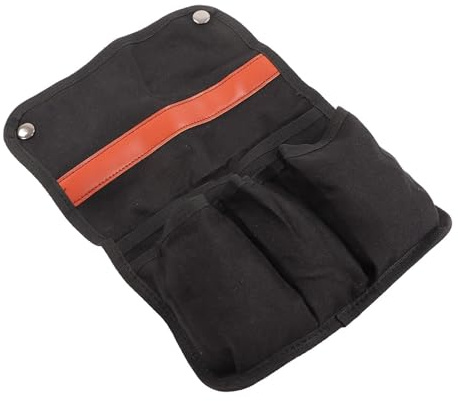 Cyrank Bolsa para reposabrazos de Silla para Acampar al Aire Libre, Organizador Lateral para Silla, Bolsa de Almacenamiento Multifuncional, Bolsa Lateral para Silla para Acampar en la Playa(Negro)