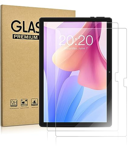 KATUMO 2 Pack Universal 10 inch Screen Protector for TECLAST P30 / DOOGEE Tab A9 /DOOGEE T10W / DOOGEE U9 / DOOGEE U10 / 10 inch Tablet，Clear Scratch Resistant Tempered Glass