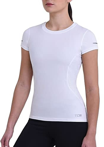 TCA Women's Atomic Short Sleeve QuickDry Gym Running Training Top