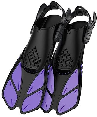 Schnorchelflossen, Flossen for Schnorcheln und Schwimmen, 1 Paar rutschfeste Schnorchel-Tauchflossen for Damen und Herren, Trainings-Fußflossen, Ausrüstung, Wassersport, Tauchflossen ( Size : L/XL )