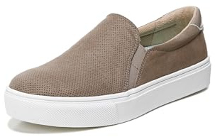 Dr. Scholl's Womens Nova Nova Slip On Sneaker Woodsmoke Microfiber 11 W