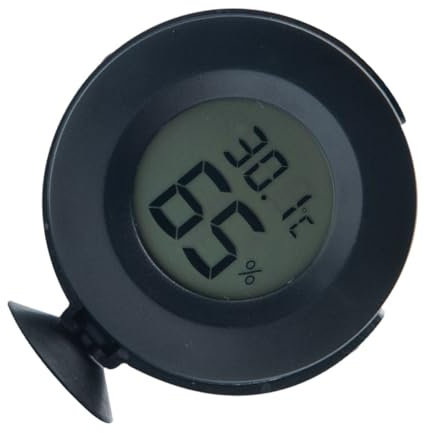 Parliky 2stücke Thermometer Hygrometer Für Reptilien Präziser Temperatur Und Feuchtigkeitsmesser Mit Großem Lcd-display Für Terrarium Und Schildkrötenhaltung