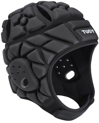 DGYAO Rugby Headguard Protective Headgear for Kids Boys Scrum Cap Padded Gear Helmet For Head Protection