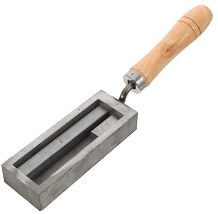 Operitacx Metallgiessform Schmelzform Mit Griff Gussform Für Silber Messing Schmuckguss Modellbau Werkzeug Langlebige Gießform Für Präzise Schmuckherstellung