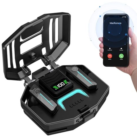 Écouteurs et écouteurs – Écouteurs stéréo Portables en métal mécanique avec Bouchon d'oreille | Casque True Surround Sound, Affichage numérique, écouteurs
