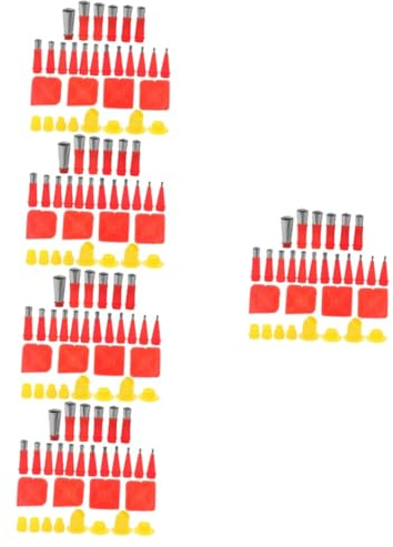 Gadpiparty 5sets Caulking Nozzles Caulking Extension Nozzle Tool for Caulk Glue Applicator