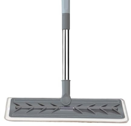 SHCHNA Spazzolone per Pavimenti Mop Piatto in Silicone for Uso Domestico, Silenzioso, Mop Pigro, Pavimento in Piastrelle Bagnato E Asciutto Mocio Pavimenti Mocio Mop