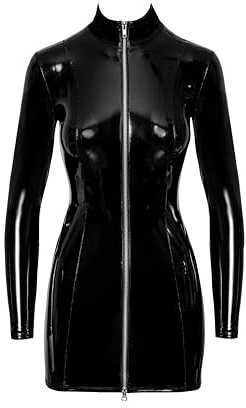 Black Level Lack Kleid - ideal zum Verführen des Partners, zum Vorspiel, in schwarz