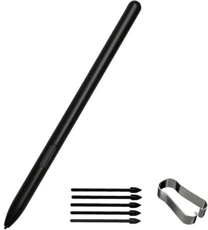 A-10 Smart Paper Pen con gomma di ricambio per carta Lenovo Yoga con funzione gomma, penna stilo compatibile con Lenovo Smart Paper (nero)