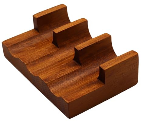 SZLIFE Support En Bois pour Temaki Sushi et Tacos Idéal pour Présentation Culinaire Élégante et Festive, 14cmx9cmx4cm