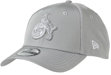 1. FC Köln Cap 9Forty Grey – Offizielle New Era Baseball Cap – Verstellbare Fan Kappe Grau – FC Köln Snapback/Strapback Herren Damen – Bundesliga Merchandise