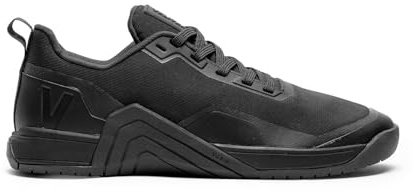Velites - Chaussures d'entraînement Hybrid 1.0 Officielles Crossfit® Games - 3 mm Drop Foulée respectueuse, Légères pour WODs, Renforcées pour : Sauts, Corde et Glissements de mur, Noir , 37 EU